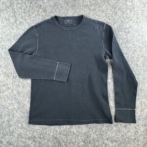 J Crew Mens Vintage Thermal Shirt Gray Oarsman Sz S/M?